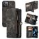Caseme 008 iPhone 13 Hoesje Uitneembare 2in1 Bookcase Portemonnee - Zwart
