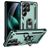 Mobigear Armor ring Samsung Galaxy S25 Ultra Hoesje Hardcase Backcover Shockproof met Ringhouder - Groen