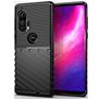 Mobigear Groove Motorola Edge Plus Hoesje Flexibel TPU Backcover - Zwart
