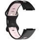 Mobigear Sport Dual Siliconen Fitbit Charge 5 Bandje Druksluiting - Zwart / Roze