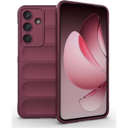 Mobigear Bumpy Samsung Galaxy S25 FE Hoesje Flexibel TPU Backcover - Rood