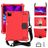 Mobigear HexStrap iPad Air 11 Inch (2026) Hoes EVA Schuim Backcover + Schouderband - Rood