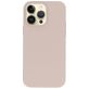 Mobiparts iPhone 14 Pro Max Siliconen Hoesje Backcover - Soft Salmon
