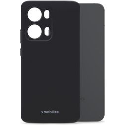 Mobilize Rubber Gelly OPPO Reno 13 Pro Hoesje Flexibel TPU Backcover - Zwart
