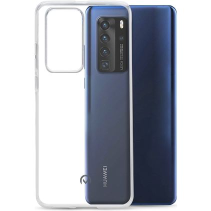 Mobilize Gelly Doorzichtig Huawei P40 Pro Plus Hoesje Flexibel TPU Backcover - Transparant