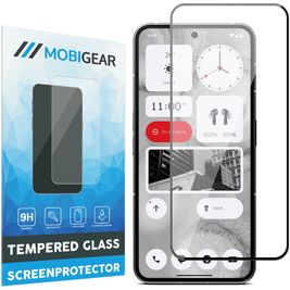 Mobigear Premium Nothing Phone (2a) Glazen Screenprotector - Case Friendly - Zwart