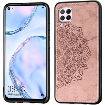 Mobigear Mandala Huawei P40 Lite Hoesje Hardcase Backcover - Roségoud