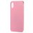 Mobigear Colors iPhone XS Max Hoesje Flexibel TPU Backcover - Roze