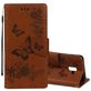 Mobigear Butterfly Samsung Galaxy A8 (2018) Hoesje Bookcase Portemonnee - Bruin
