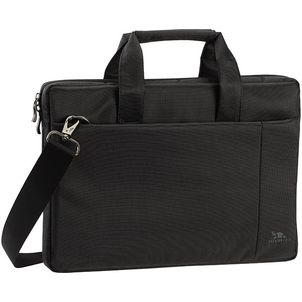 Rivacase Central Laptop Schoudertas Laptoptas - Zwart