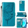 Mobigear Butterfly Realme 9 Pro Hoesje Bookcase Portemonnee - Blauw