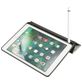 Mobigear Tri-Fold Marble iPad 6 (2018) Hoes Bookcase + Stylus Houder - Wit