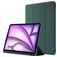 Mobigear Tri-Fold Gel iPad Air 13 Inch (2025) Hoes TPU,Kunstleer Bookcase + Stylus Houder - Groen