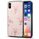 Mobigear Design iPhone XS Max Hoesje Flexibel TPU Backcover - Peach