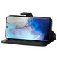 Mobigear Zipper Samsung Galaxy S20 Hoesje Bookcase Portemonnee - Zwart