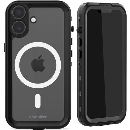 Mobilize Waterproof iPhone 17 Waterdicht MagSafe Hoesje Hardcase Backcover - Zwart