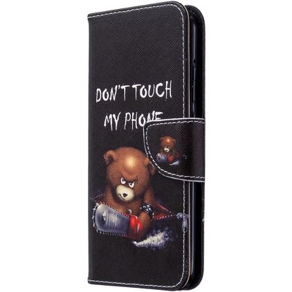 Mobigear Design Huawei P40 Lite E Hoesje Bookcase Portemonnee - Do Not Touch