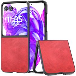 Mobigear Excellent Motorola Razr 50 Ultra Hoesje Hardcase Backcover - Rood