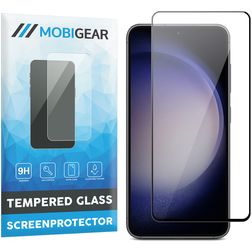 Mobigear Premium Samsung Galaxy S23 FE Glazen Screenprotector - Case Friendly - Zwart