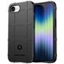 Mobigear Rugged Shield iPhone 17e Hoesje Flexibel TPU Backcover Shockproof - Zwart