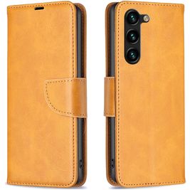 Mobigear Excellent Samsung Galaxy S24 Plus Hoesje Bookcase Portemonnee - Cognac