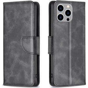 Mobigear Excellent iPhone 15 Pro Max Hoesje Bookcase Portemonnee - Zwart