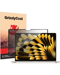 GrizzlyCoat MacBook Air 15 Inch (2023-2026) Screenprotector Privacy Folie - Case Friendly - Zwart