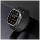 Mobigear Mecha Loop Milanese Apple Watch Bandje Magneetsluiting - 49/46/45/44 mm - Grijs