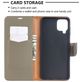 Mobigear Excellent Samsung Galaxy A12 Hoesje Bookcase Portemonnee - Grijs