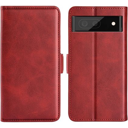 Mobigear Slim Magnet Google Pixel 6a Hoesje Bookcase Portemonnee - Rood