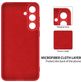 Mobigear Rubber Touch Samsung Galaxy S25 FE Siliconen Hoesje Backcover - Rood
