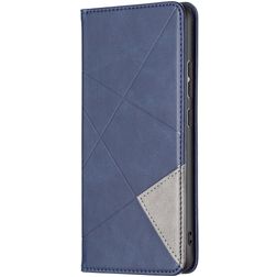 Mobigear Rhombus Slim Xiaomi 12X Hoesje Bookcase - Blauw