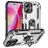 Mobigear Armor Ring iPhone 16 Plus Hoesje Hardcase Backcover Shockproof met Ringhouder - Zilver