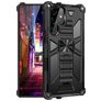Mobigear Armor Stand Samsung Galaxy S22 Ultra Hoesje Hardcase Backcover Shockproof met Standaard - Zwart