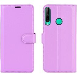 Mobigear Classic Huawei P40 Lite E Hoesje Bookcase Portemonnee - Paars