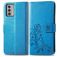Mobigear Clover Nokia G42 Hoesje Bookcase Portemonnee - Blauw