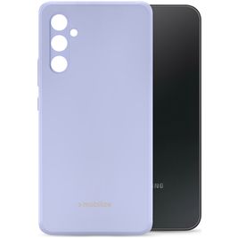 Mobilize Rubber Gelly Samsung Galaxy A34 Hoesje Flexibel TPU Backcover - Pastel Purple