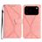 Mobigear Stitch iPhone 17 Pro Max Hoesje Bookcase Portemonnee - Roze