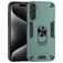 Mobigear Armor Ring Samsung Galaxy M55 Hoesje Hardcase Backcover Shockproof met Ringhouder - Groen
