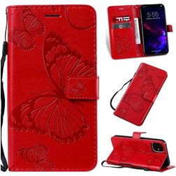 Mobigear Butterfly iPhone 11 Hoesje Bookcase Portemonnee - Rood