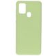 Mobiparts Samsung Galaxy A21s Siliconen Hoesje Backcover - Pistache Green