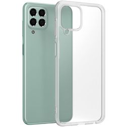 Mobigear Shockproof Doorzichtig Samsung Galaxy M33 Hoesje Hardcase Backcover Shockproof - Transparant