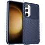 Mobigear Groove Samsung Galaxy S23 FE Hoesje Flexibel TPU Backcover - Blauw