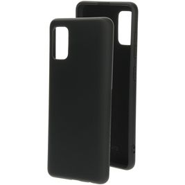 Mobiparts Samsung Galaxy A41 Siliconen Hoesje Backcover - Zwart