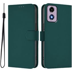 Mobigear Urban Wallet Motorola Moto G04 Hoesje Bookcase Portemonnee - Donkergroen