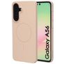 Mobiparts Slim Line Samsung Galaxy A56 MagSafe Hoesje Hardcase Backcover - Dune Sand