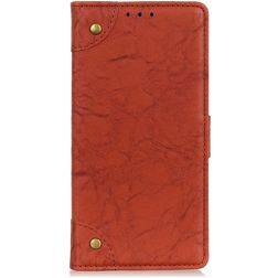 Mobigear Ranch Samsung Galaxy A21 Hoesje Bookcase Portemonnee - Bruin