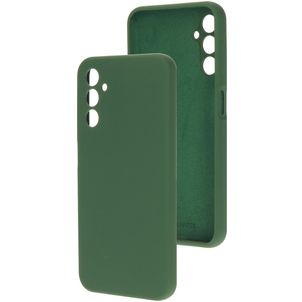 Mobiparts Samsung Galaxy A14 Siliconen Hoesje Backcover - Forest Green
