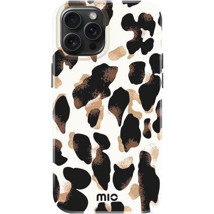 MIO iPhone 15 Pro Max MagSafe Hoesje Hardcase Backcover - Leopard