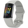 Mobigear Sport Dual Siliconen Fitbit Charge 5 Bandje Druksluiting - Grijs